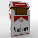 Пачка Marlboro с сигаретами