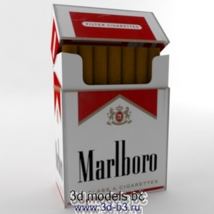 Пачка Marlboro с сигаретами