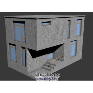 Дом, коттедж, 3D модель 
