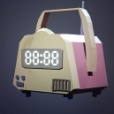 Радио с часами