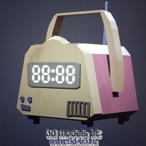 Радио с часами